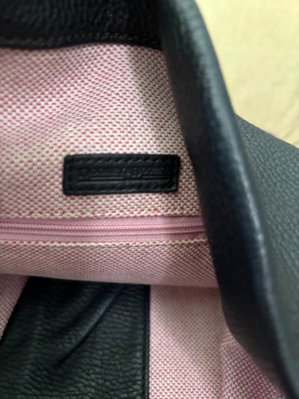 VTG Auth. DOONEY & BOURKE Iconic Pebbled Leather Lobster Clasp J8376110 Hobo Bag - Picture 7 of 10